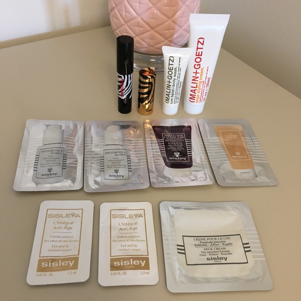 Lux Sisley & Malin+Goetz samples NEW